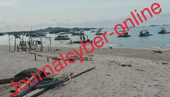 Puluhan Ponton Tambang Ilegal Kembali Beroperasi di Pantai Rambak, Diduga Ada Koordinasi dan Pungutan Mingguan