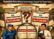 Gaji Tenaga Kebersihan Setara Staf Pelayanan Umum? Keanehan Data Belanja Setda Bangka Tengah Tuai Tanda Tanya