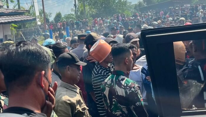 Situasi Memanas di PT Timah Beltim, Yonif TP 845/Ksatria Satam Bersama Kodim 0414 Siagakan Personel